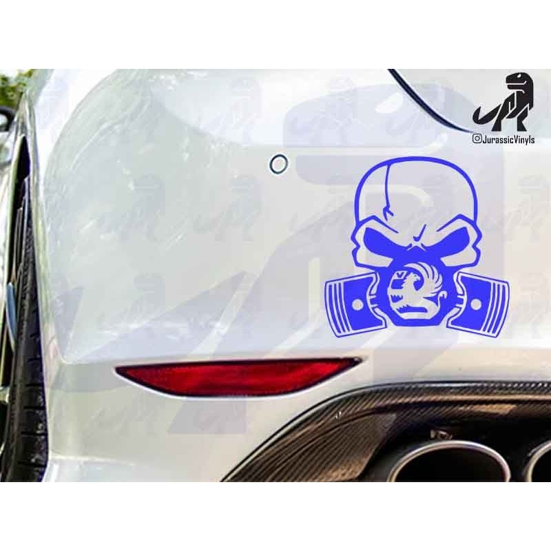 Vauxhall Skull and Piston