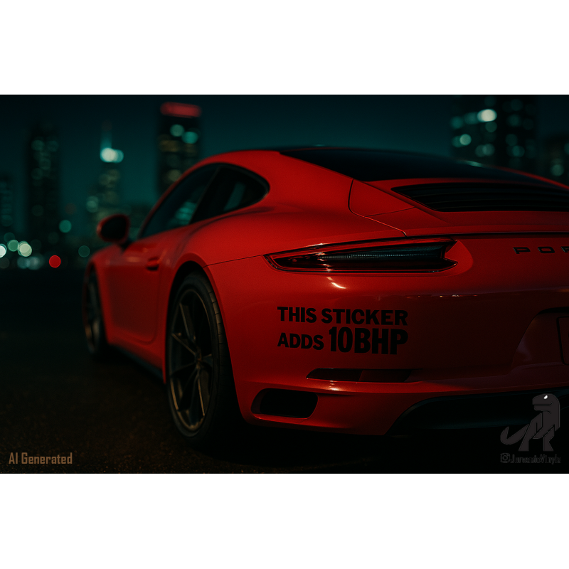 This Sticker Adds 10bhp