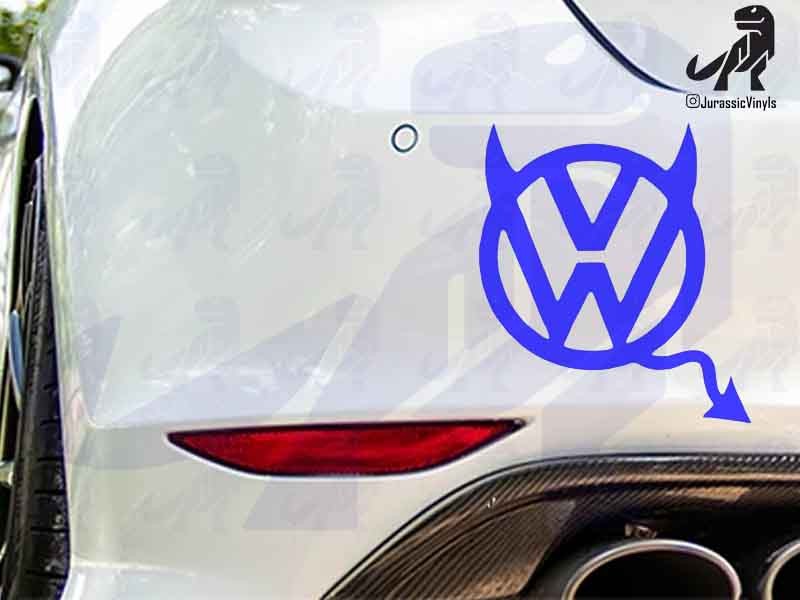 Volkswagen Devil Horns and Tail