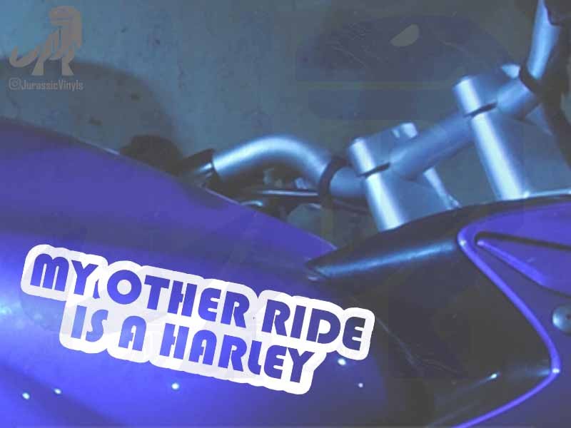 My Other Ride is a Harley