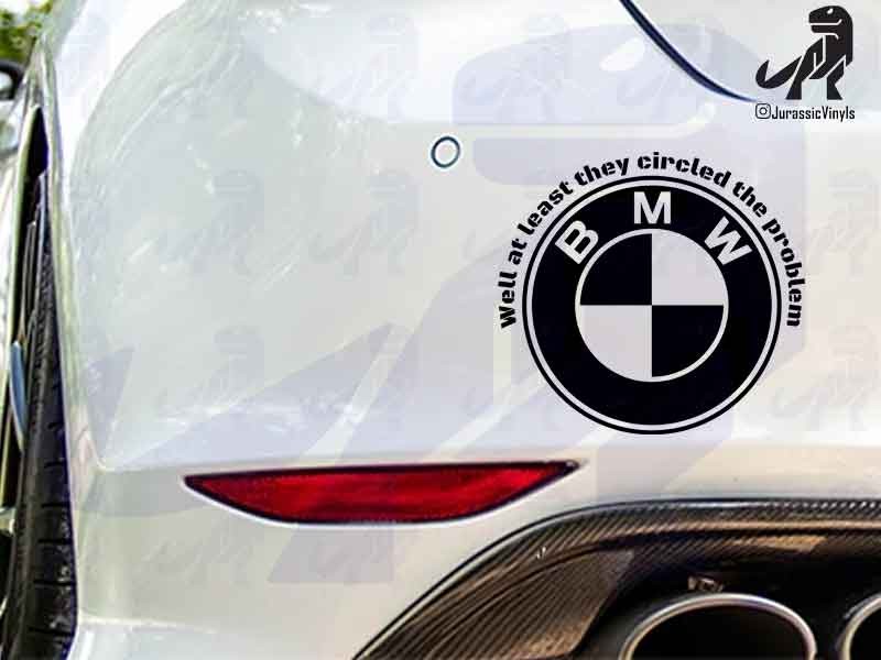 Circled Problem BMW